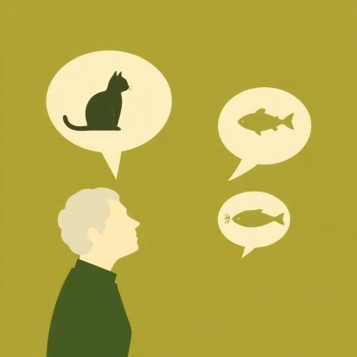 Ilustração do teste Teste de Fluência Verbal Semântica, categoria animais